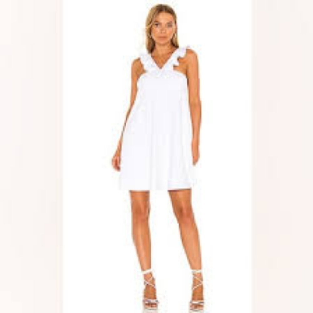 Susana Monaco Trapeze Ruffle Dress